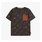 Souris Mini T-shirt with birds pattern in cotton - Brown