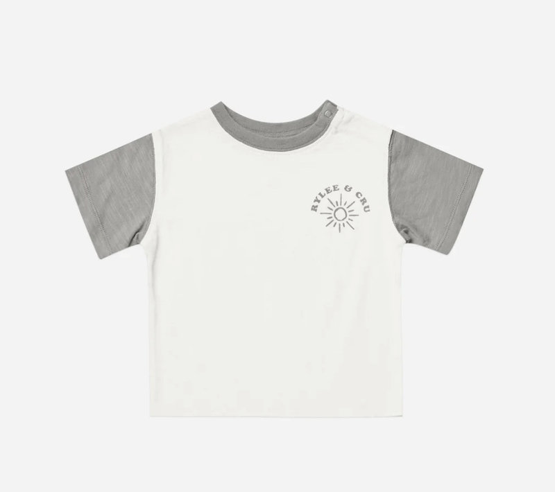 Rylee + Cru T-Shirt-Ivory Ahoy