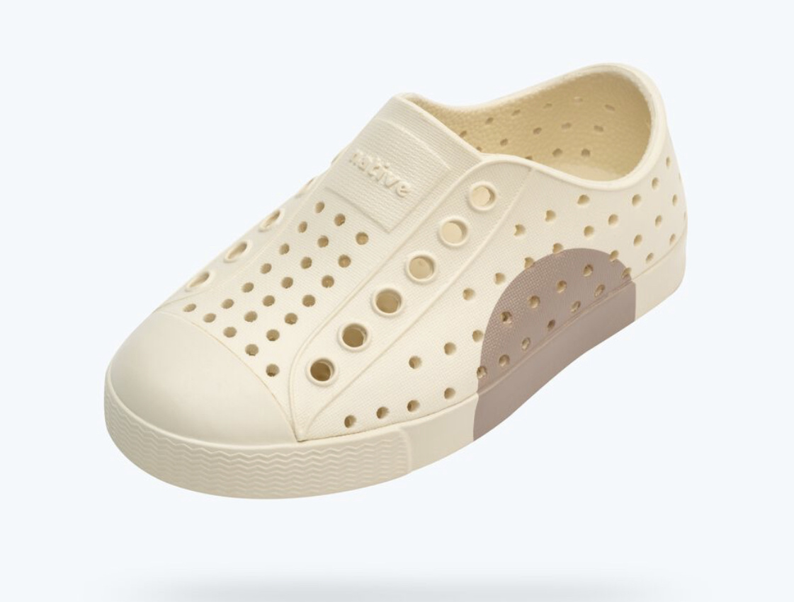 Native Jefferson Block-Bone White, Flax Circle