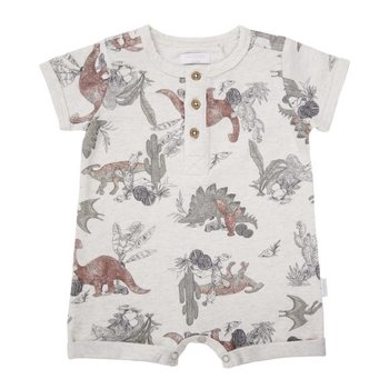 Noppies Play suit Manhattan -Dinosaur Oatmeal