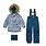 Deux Par Deux Two Piece Snowsuit Teal Blue With Bear Print