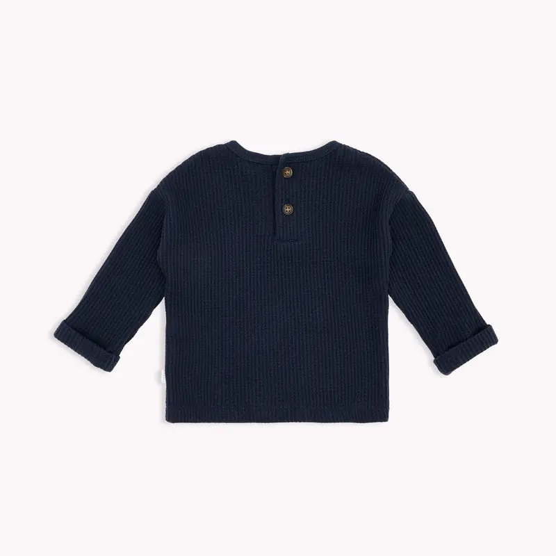 Petit Lem Navy Thermal Outfit Set