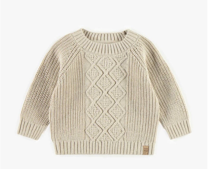 Souris Mini Cream knitted sweater