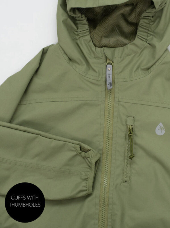 Therm Canada SplashMagic Rainshell Waterproof Windproof Eco - Olive