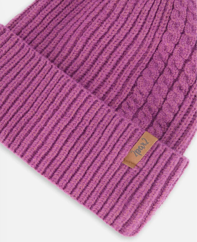 Deux Par Deux Knit hat - Burgundy