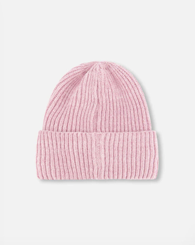 Deux Par Deux Knit hat - Old pink