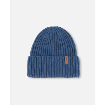 Deux Par Deux Knit hat  - Teal blue