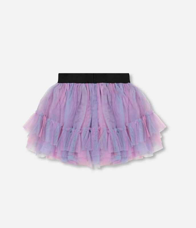 Deux Par Deux Rainbow Tulle Skirt Colorful