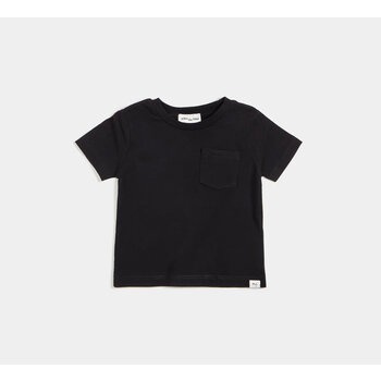 Miles the label Miles Basics Baby T-Shirt - Pure Black