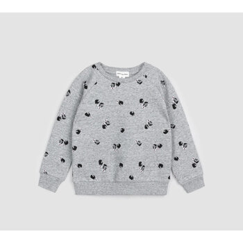 Miles the label Boxing Gloves Print Sweatshirt - Heather Grey