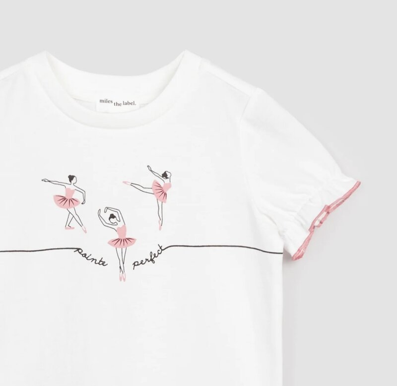 Miles the label Dancing Ballerinas T-Shirt