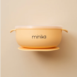 Minika Bol en silicone avec couvercle - Sunset