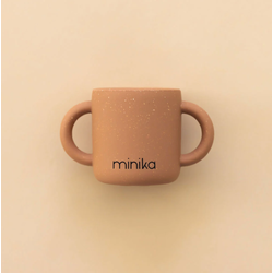 Minika Tasse d'apprentissage avec poignées - Almond