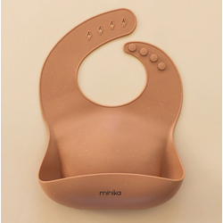Minika Bavette de silicone - Almond