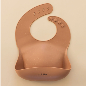 Minika Bavette de silicone - Almond