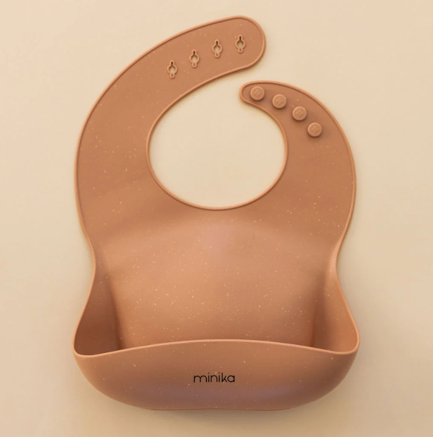 Minika Bavette de silicone - Almond