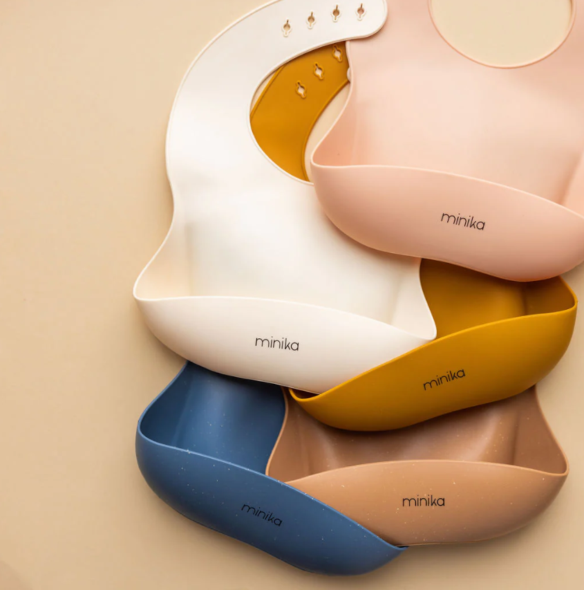 Minika Bavette de silicone - Almond