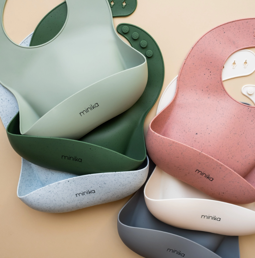 Minika Bavette de silicone - Almond