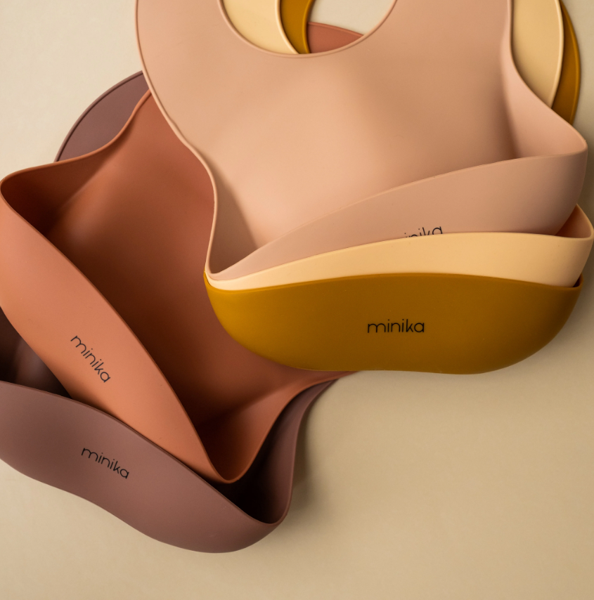 Minika Bavette de silicone - Almond
