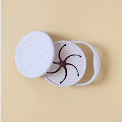 Minika Bol à collation avec couvercle en silicone - Lavender