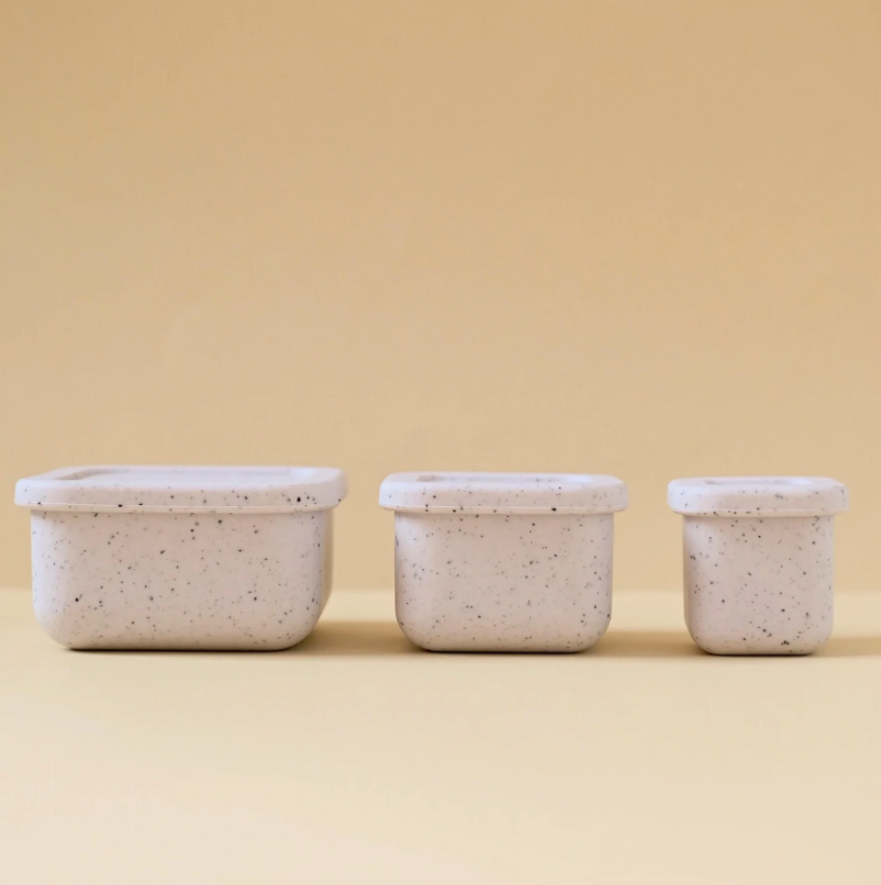 Minika Ensemble de bols à collation en silicone - Lavender