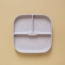 Minika Assiette en silicone avec succion - Lavender