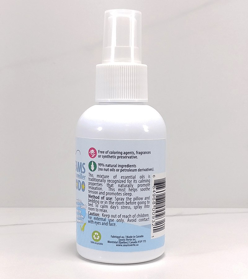 Souris Verte Brume pour Oreiller et Chambre “Beau Dodo” 120ml