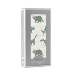 Newcastle Classics Lange en mousseline - Dinosaures vert et granite