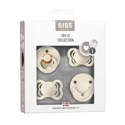 Bibs Ensemble de 4 suces-Try-It Collection - Ivory