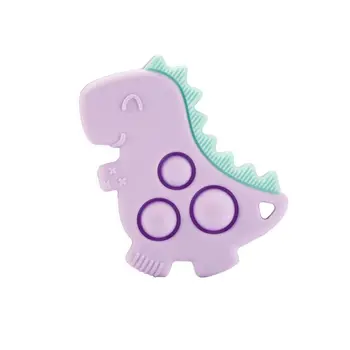Itzy Ritzy Itzy Pop Sensory Popper Toy - Lilac Dino