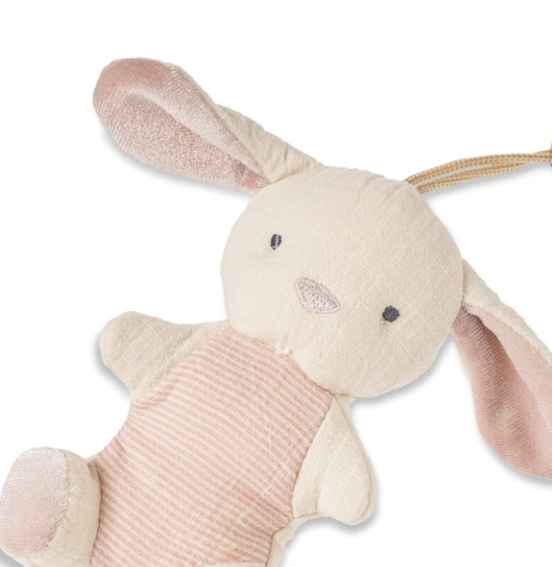 Itzy Ritzy Bitzy Pal Natural Rubber Pacifier & Lovey - Bunny