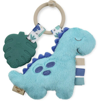 Itzy Ritzy Peluche Itzy Pal + anneau de dentition - Dino