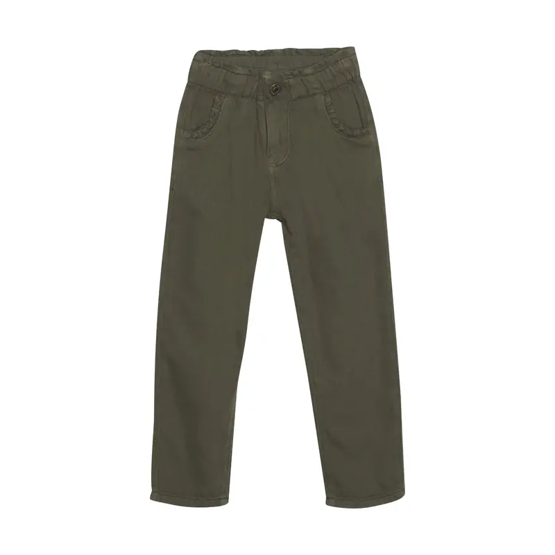 minymo Twill pants - Olive night