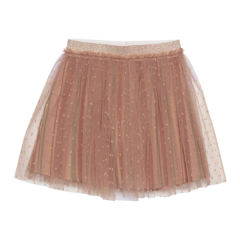 minymo Skirt w. Glitter  - Cork