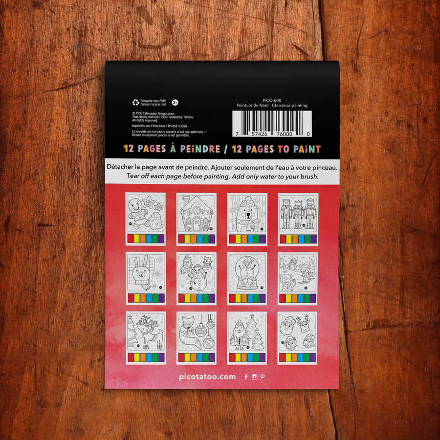 Pico Tatoo Inc Livret de peinture magique - Noël