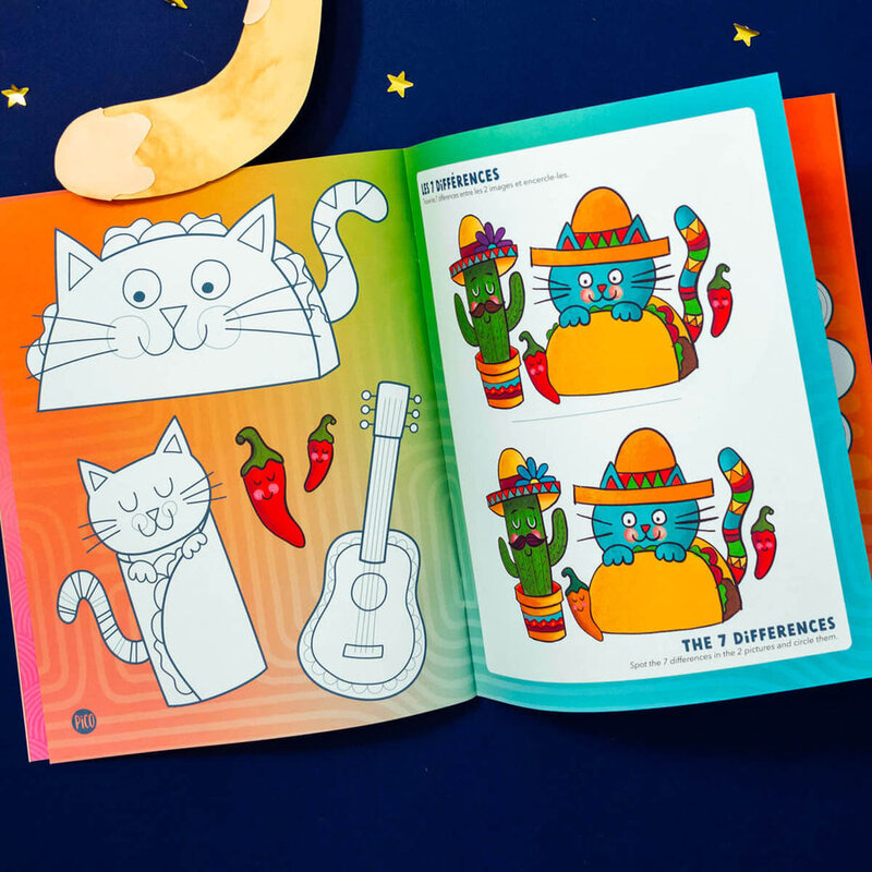 Pico Tatoo Inc Livre à colorier et à jouer - Meilleurs amis