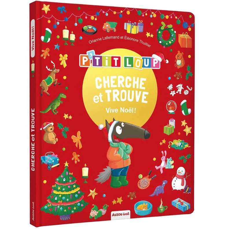 Auzou P’tit Loup Cherche et trouve - Vive Noël !