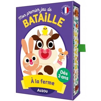 Auzou Mon premier jeu de bataille- À la ferme