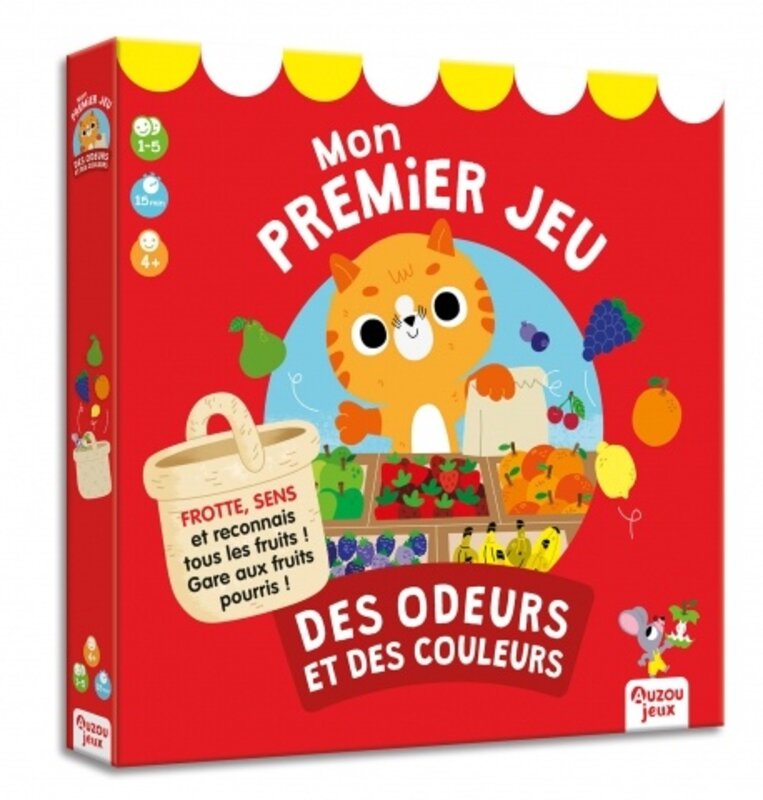 Auzou Coffret mon premier jeu des odeurs et des couleurs