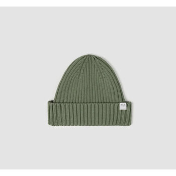 Miles the label Lichen Green Ribbed Beanie