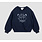 Miles the label Snow Leopard on Winter Navy Sweatshirt