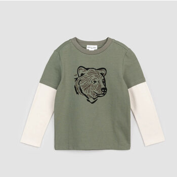 Miles the label Big Bear on Lichen Green Fooler Top