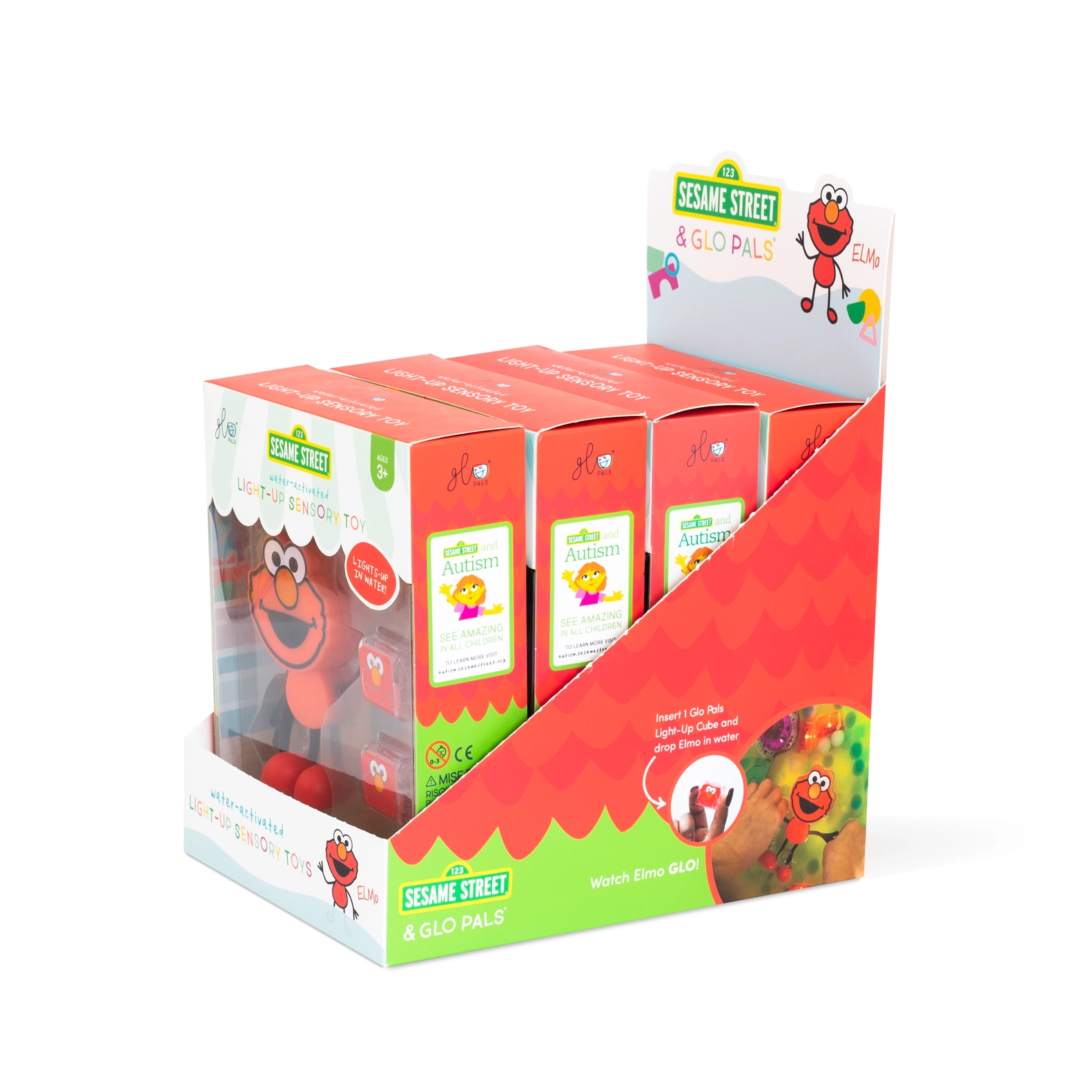 Glo Pals Elmo - Personnage de Sesame Street