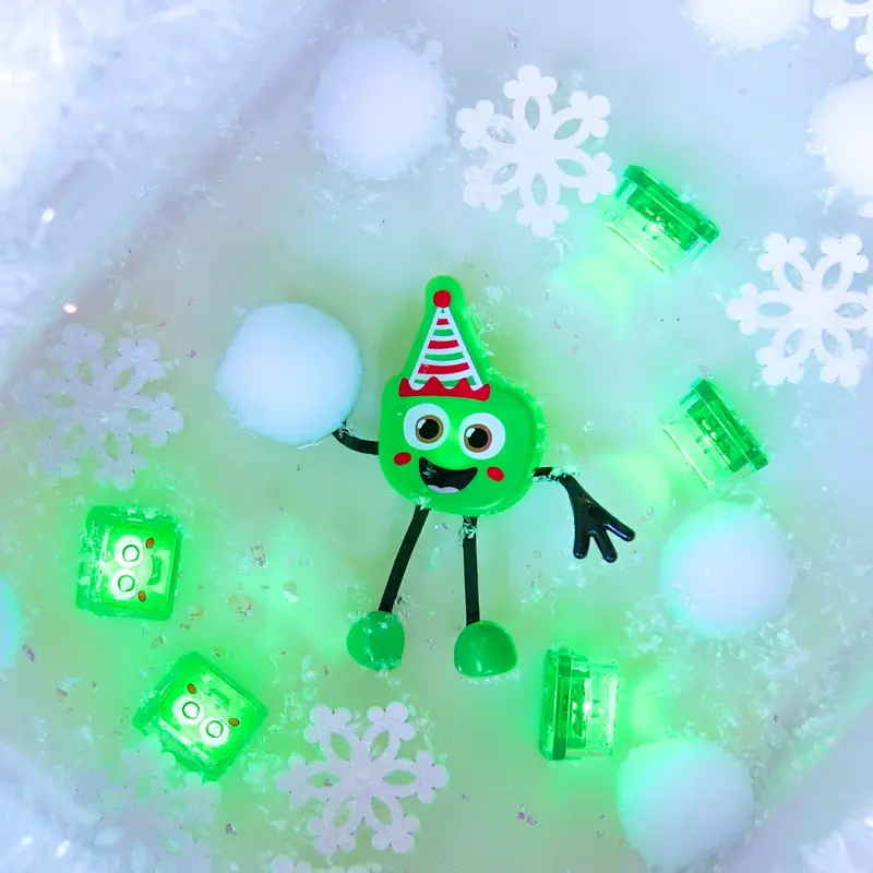 Glo Pals Personnage avec 2 Cubes lumineux - Christmas pal (édition limitée)