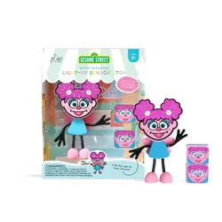 Glo Pals Personnage avec 2 cubes lumineux - Abby Cadabby (Sesame street)