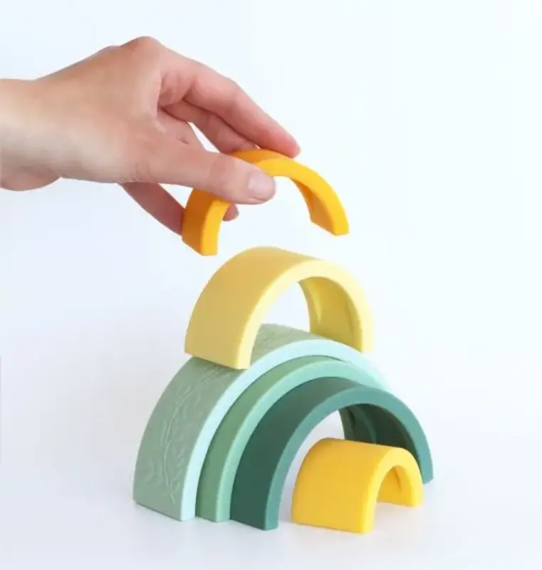 Lovely Rainbow stacking toy-Sage