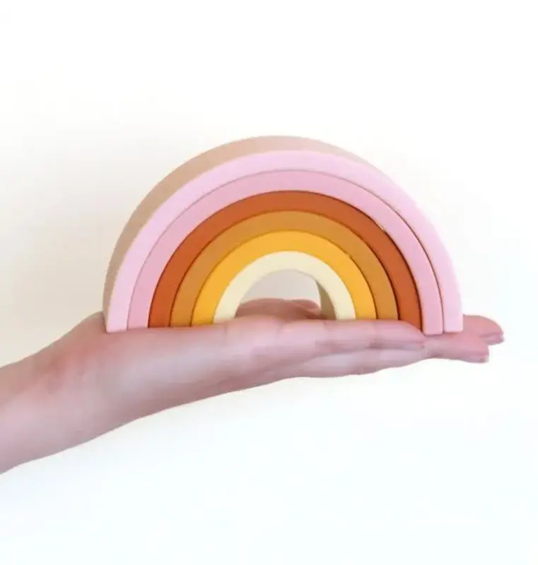 Lovely Rainbow stacking toy-Sunset