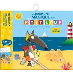 Auzou P'tit loup - Peinture magique les vacances