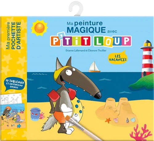 Auzou P'tit loup - Peinture magique les vacances