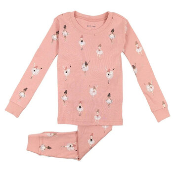 Petit Lem Pyjama set ballerinas - Pink